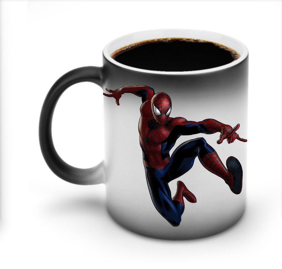 （画像用） Spider Man スパイダーマン 温度変色マグカップ