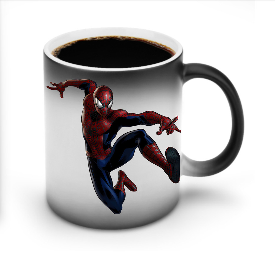 （画像用） Spider Man スパイダーマン 温度変色マグカップ
