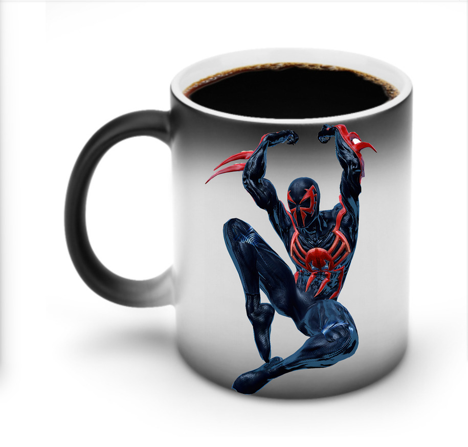 （画像用） Spider Man スパイダーマン 温度変色マグカップ