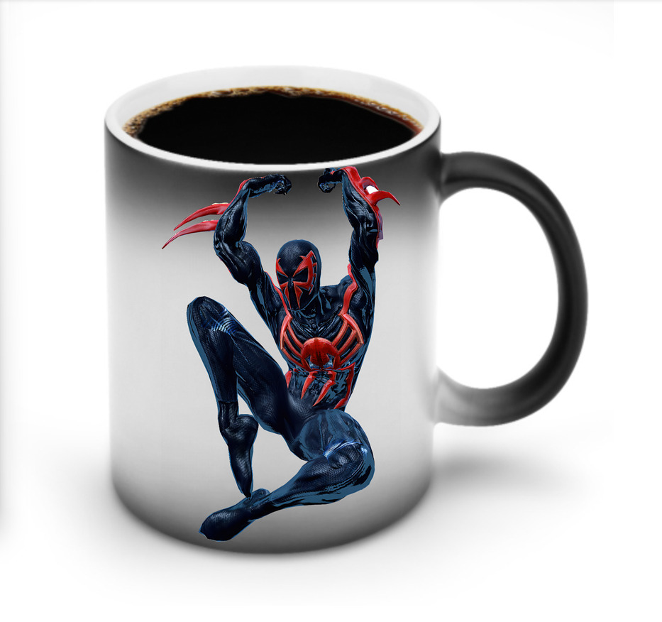 （画像用） Spider Man スパイダーマン 温度変色マグカップ