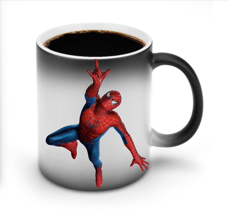 （画像用） Spider Man スパイダーマン 温度変色マグカップ