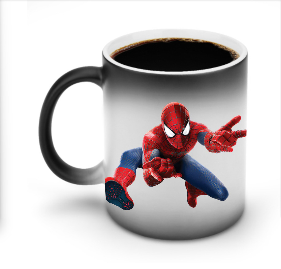 （画像用） Spider Man スパイダーマン 温度変色マグカップ