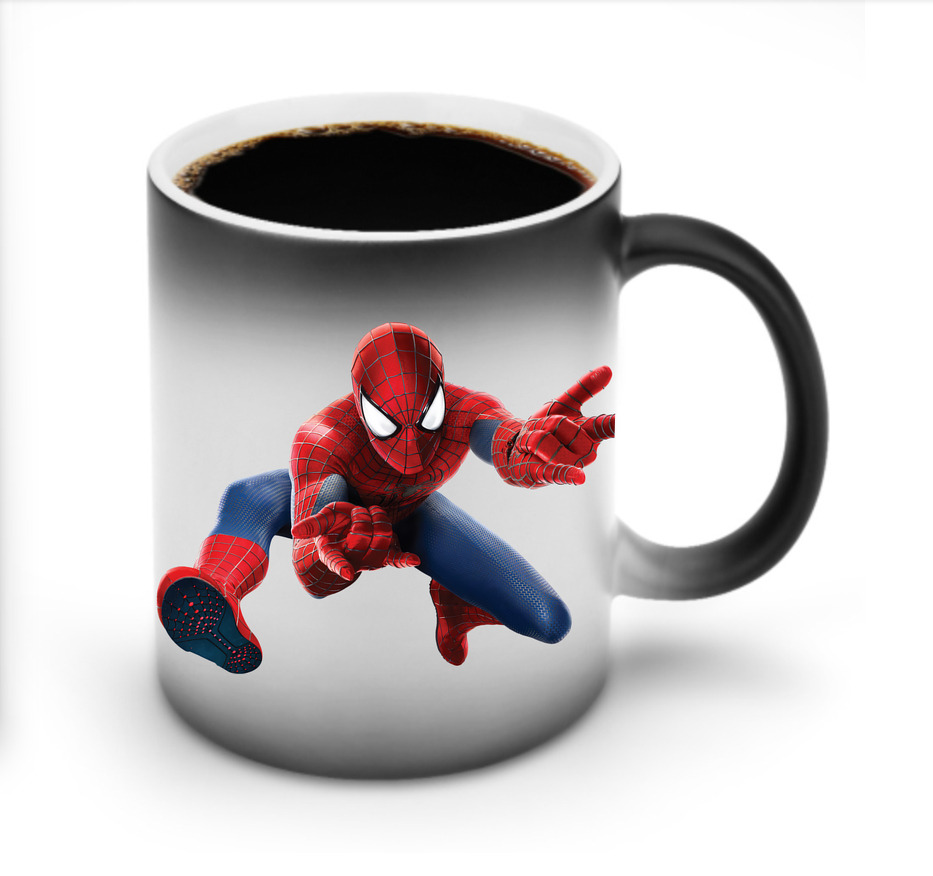 （画像用） Spider Man スパイダーマン 温度変色マグカップ
