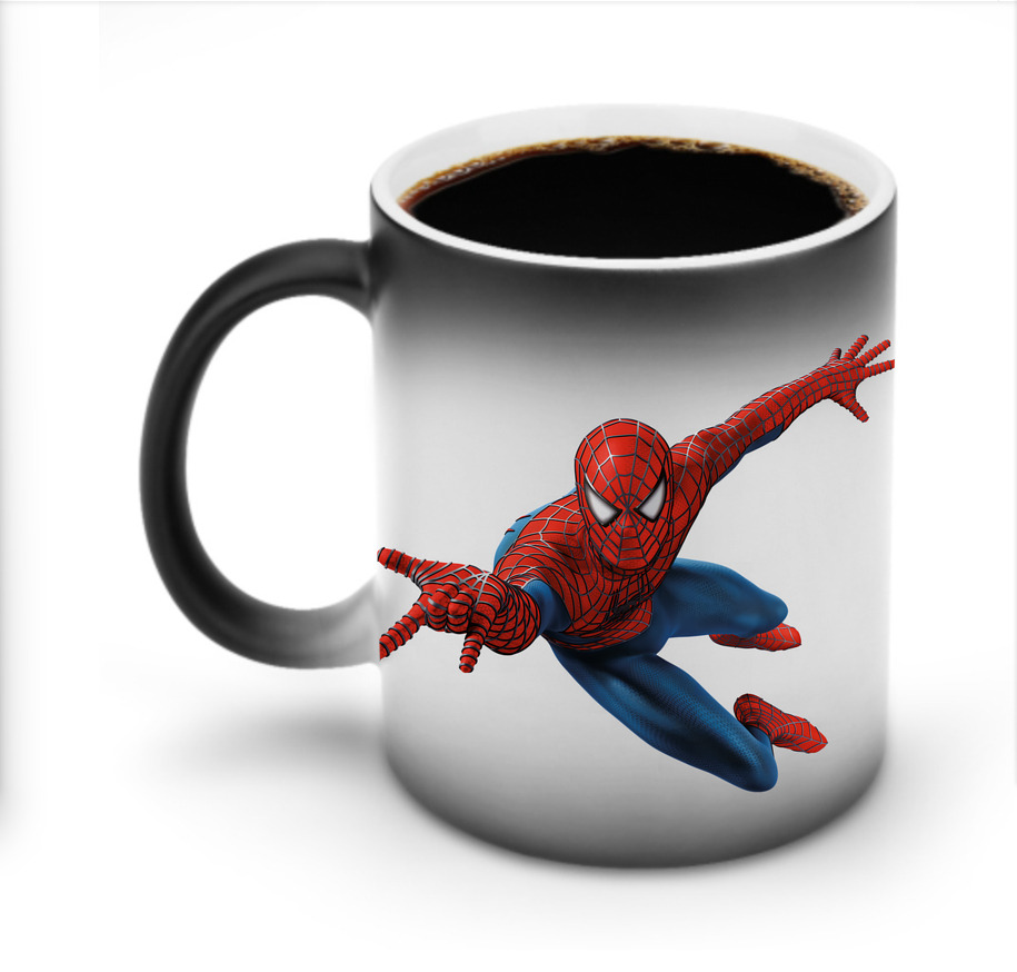 （画像用） Spider Man スパイダーマン 温度変色マグカップ