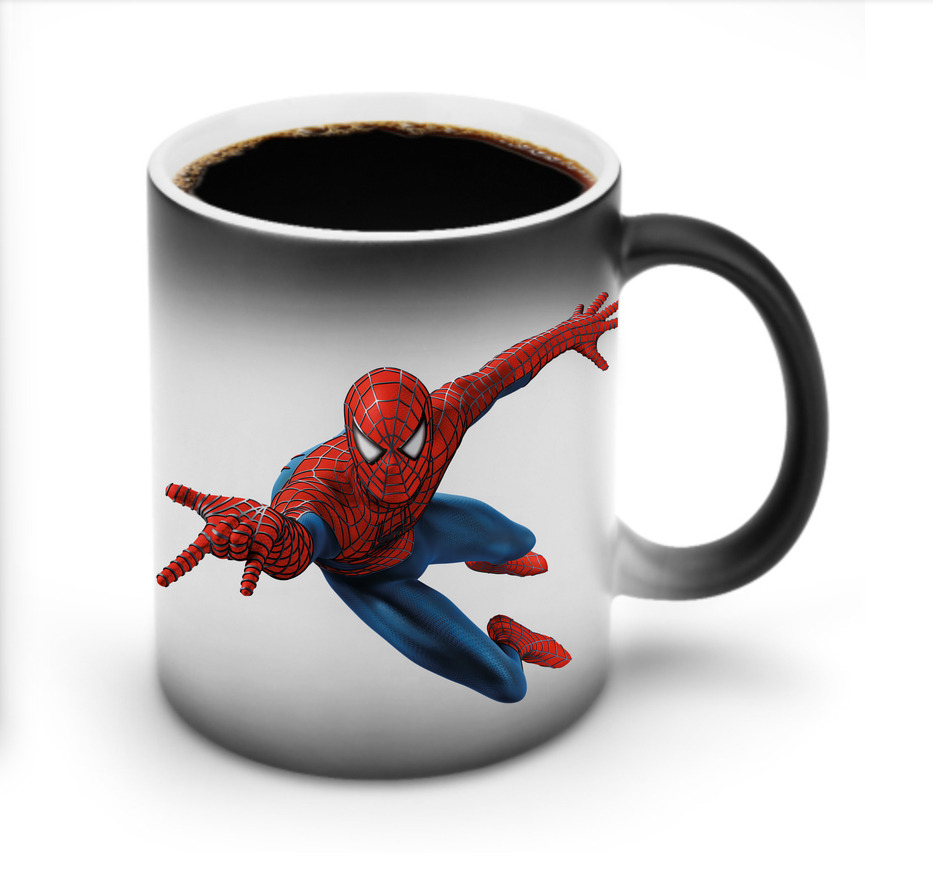 （画像用） Spider Man スパイダーマン 温度変色マグカップ
