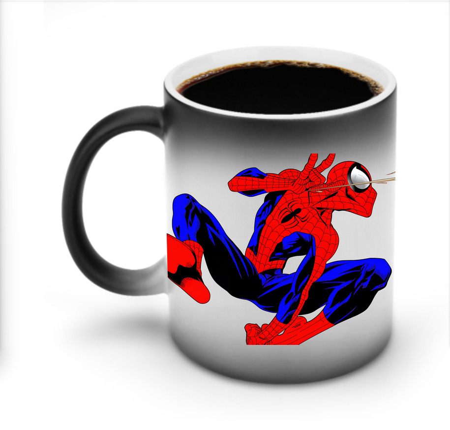 （画像用） Spider Man スパイダーマン 温度変色マグカップ