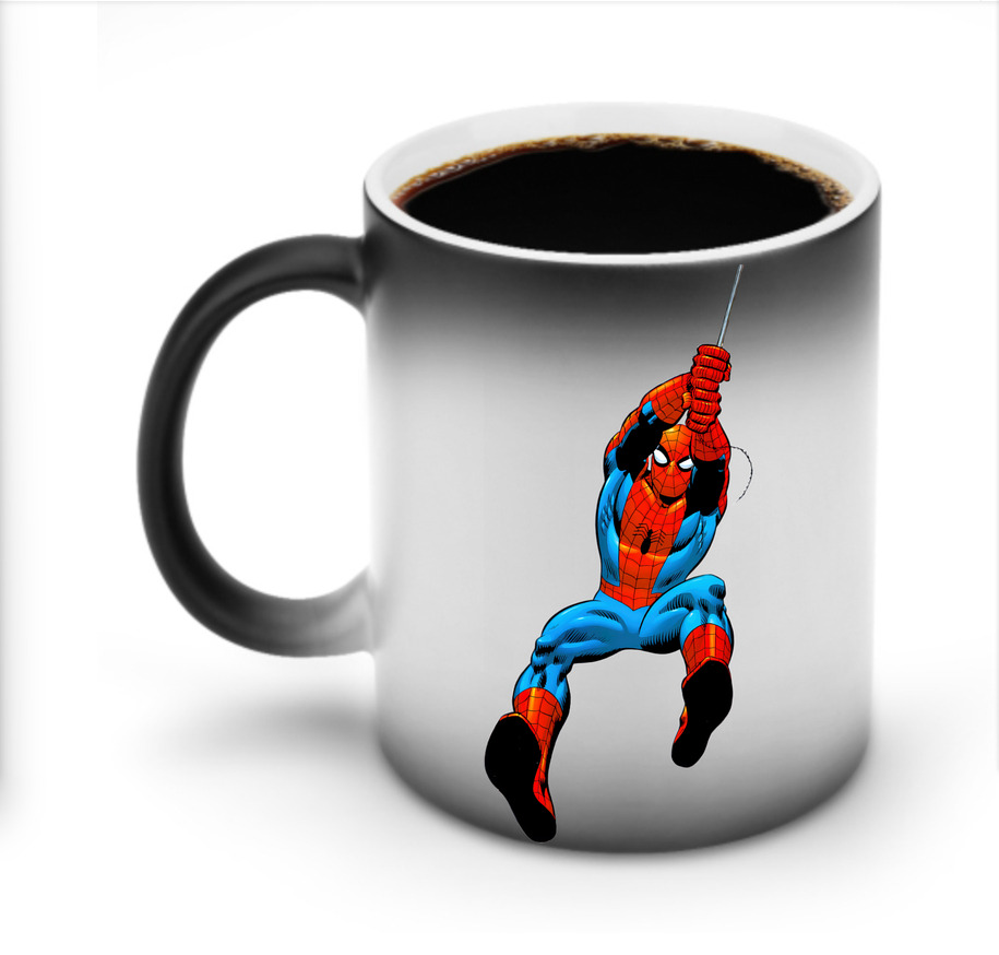 （画像用） Spider Man スパイダーマン 温度変色マグカップ