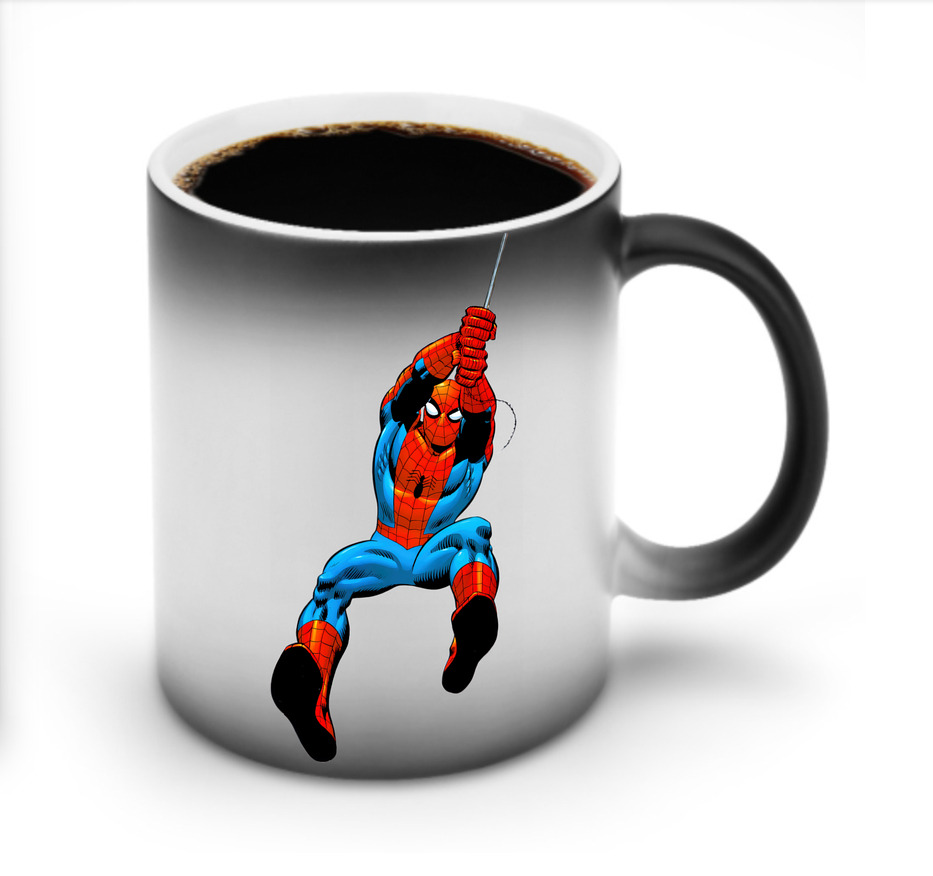 （画像用） Spider Man スパイダーマン 温度変色マグカップ