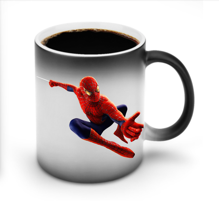 （画像用） Spider Man スパイダーマン 温度変色マグカップ