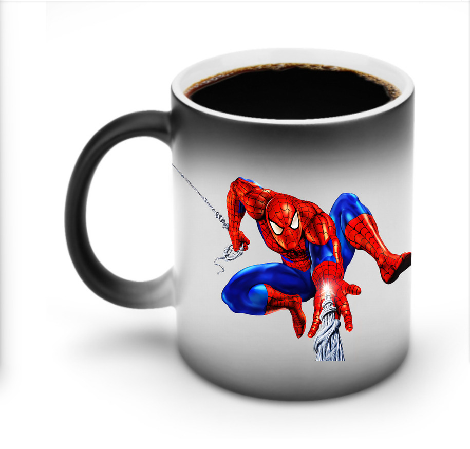 （画像用） Spider Man スパイダーマン 温度変色マグカップ
