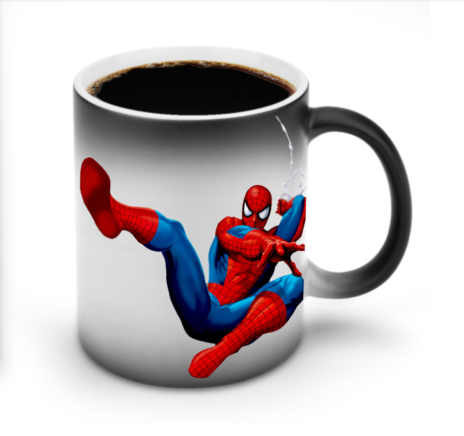 （画像用） Spider Man スパイダーマン 温度変色マグカップ