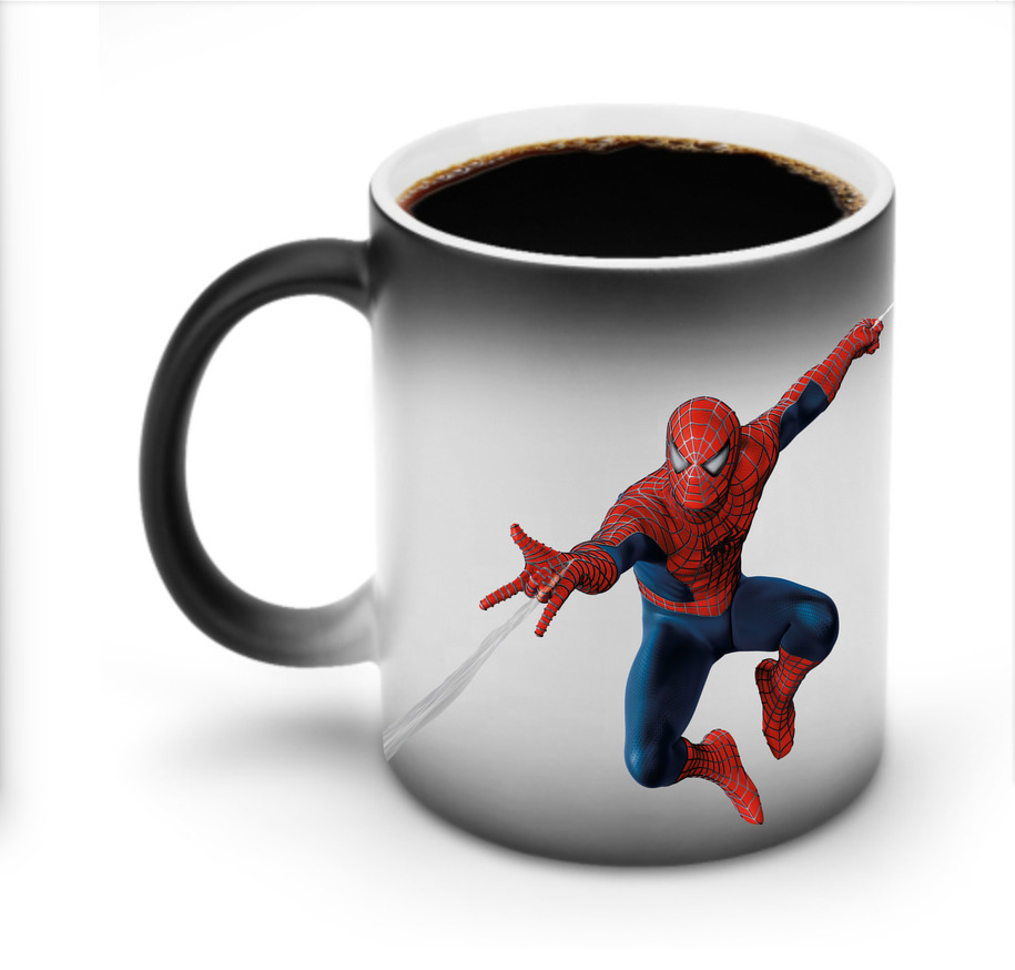 （画像用） Spider Man スパイダーマン 温度変色マグカップ