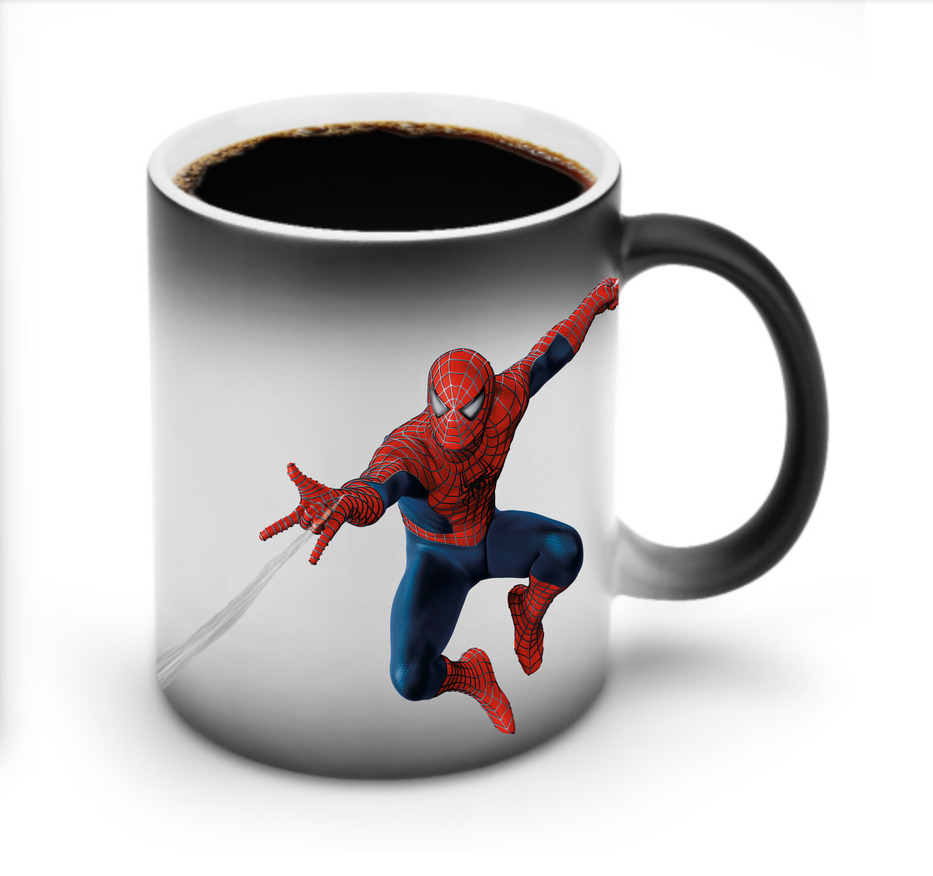 （画像用） Spider Man スパイダーマン 温度変色マグカップ
