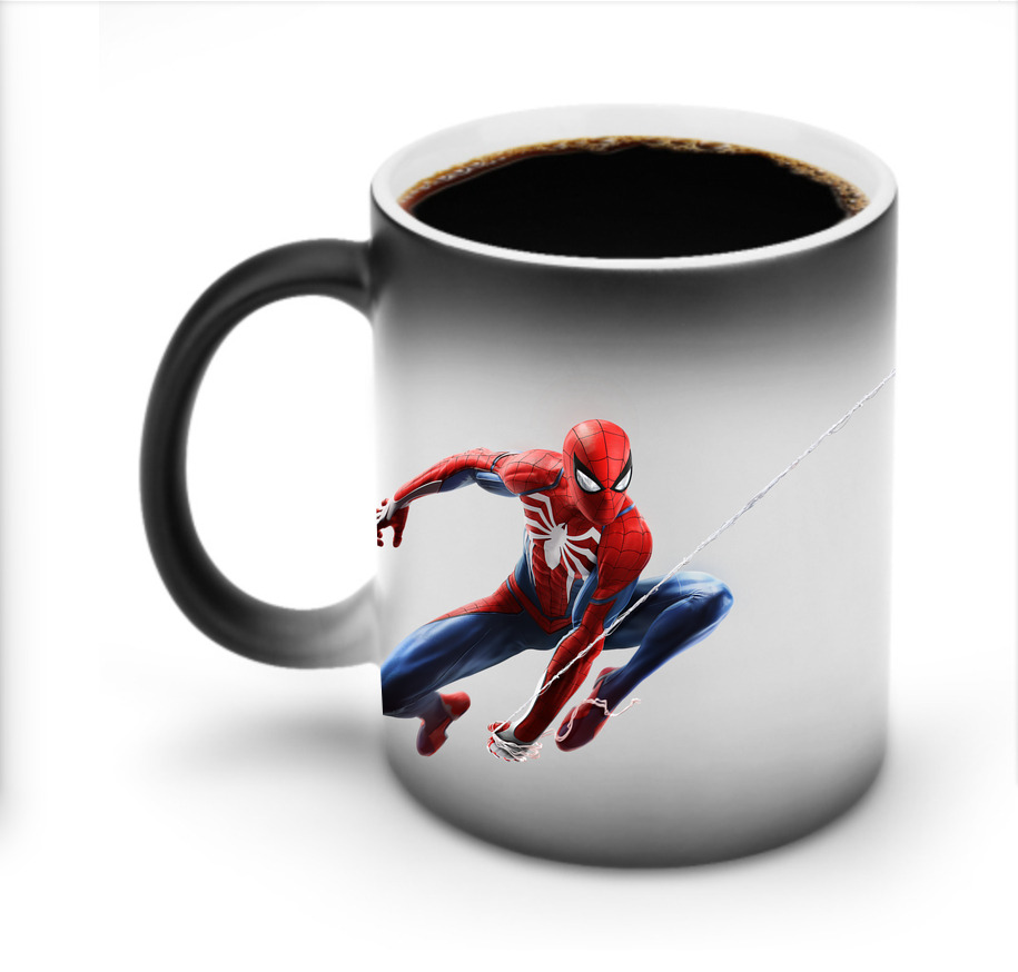 （画像用） Spider Man スパイダーマン 温度変色マグカップ