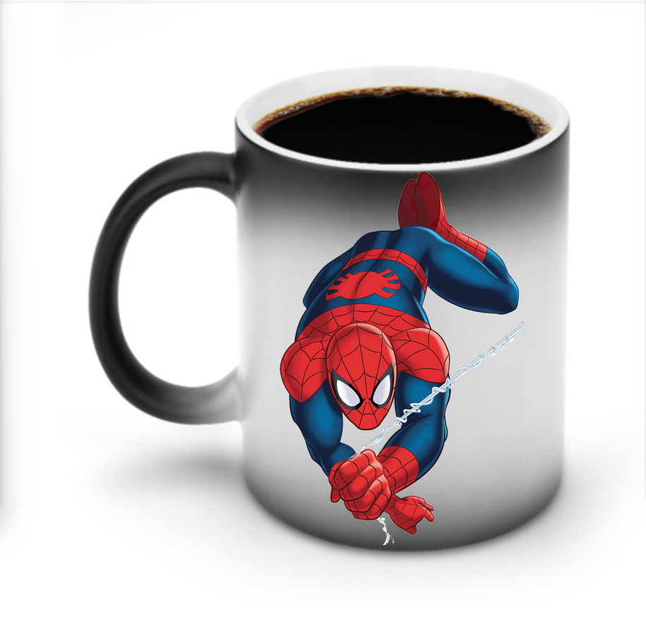 （画像用） Spider Man スパイダーマン 温度変色マグカップ