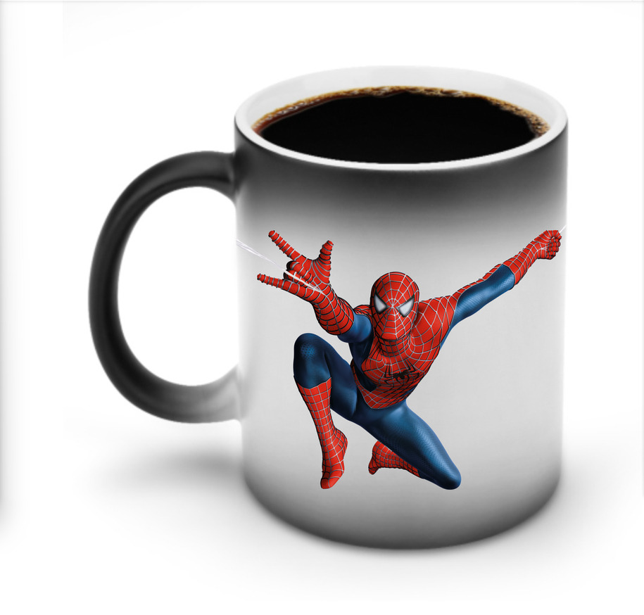 （画像用） Spider Man スパイダーマン 温度変色マグカップ