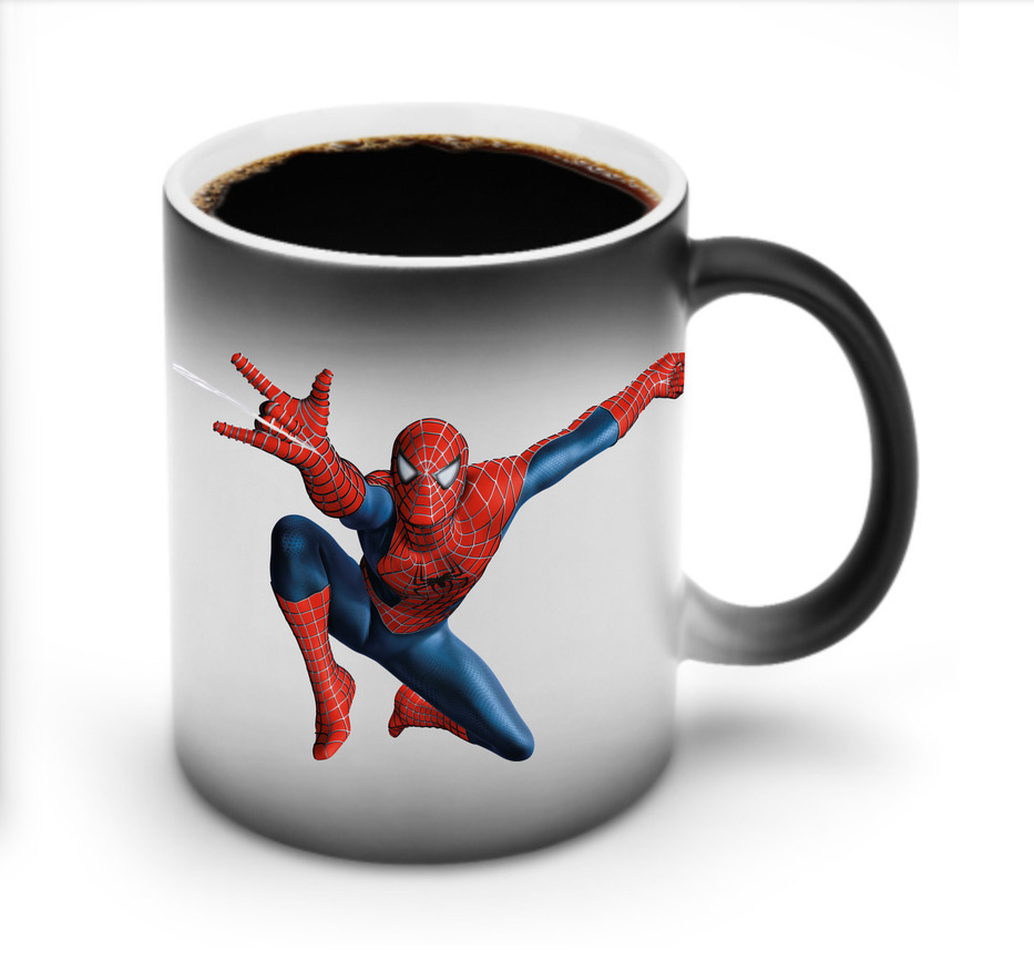 （画像用） Spider Man スパイダーマン 温度変色マグカップ
