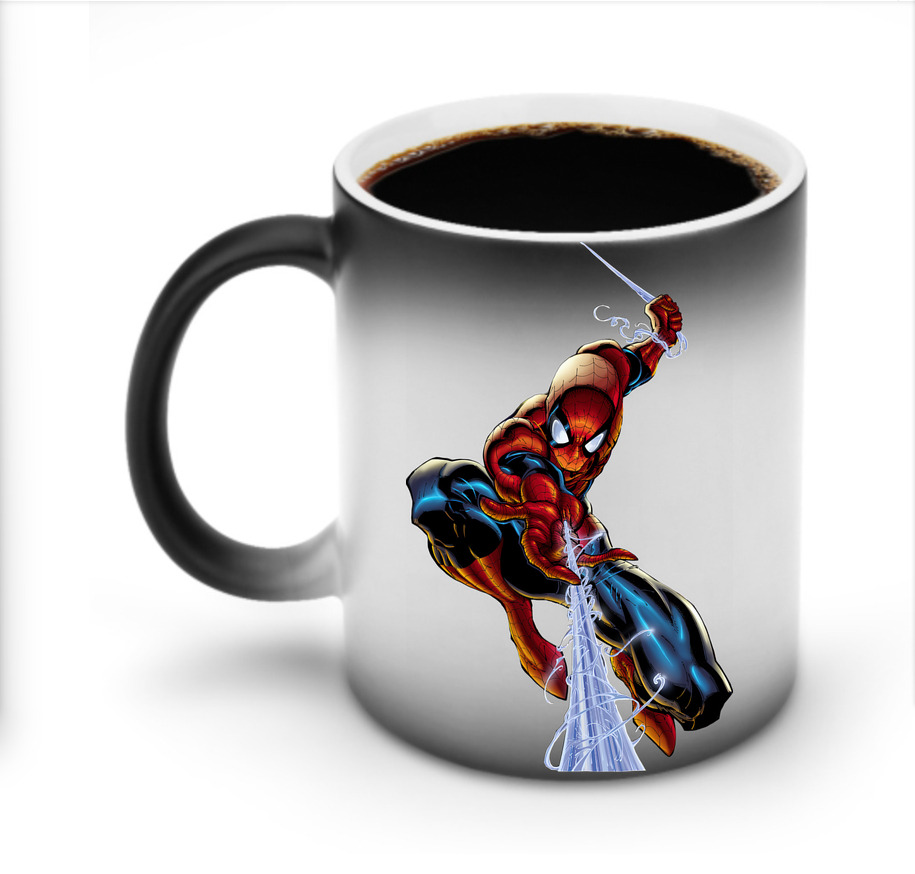 （画像用） Spider Man スパイダーマン 温度変色マグカップ