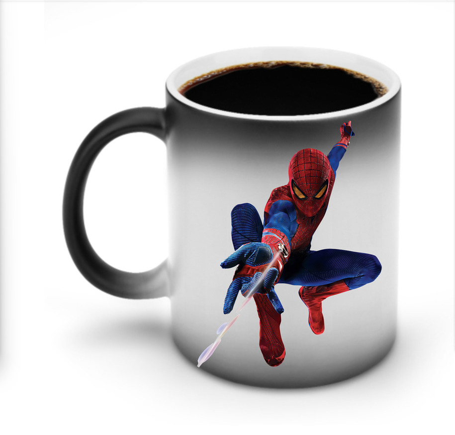 （画像用） Spider Man スパイダーマン 温度変色マグカップ