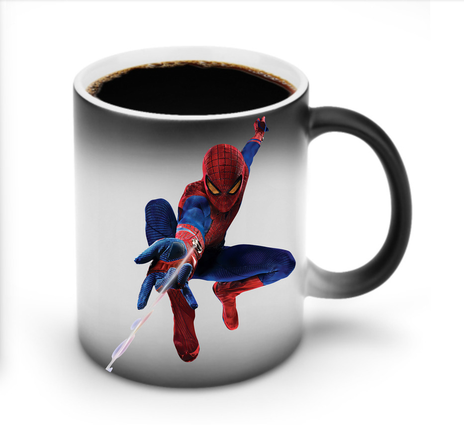 （画像用） Spider Man スパイダーマン 温度変色マグカップ