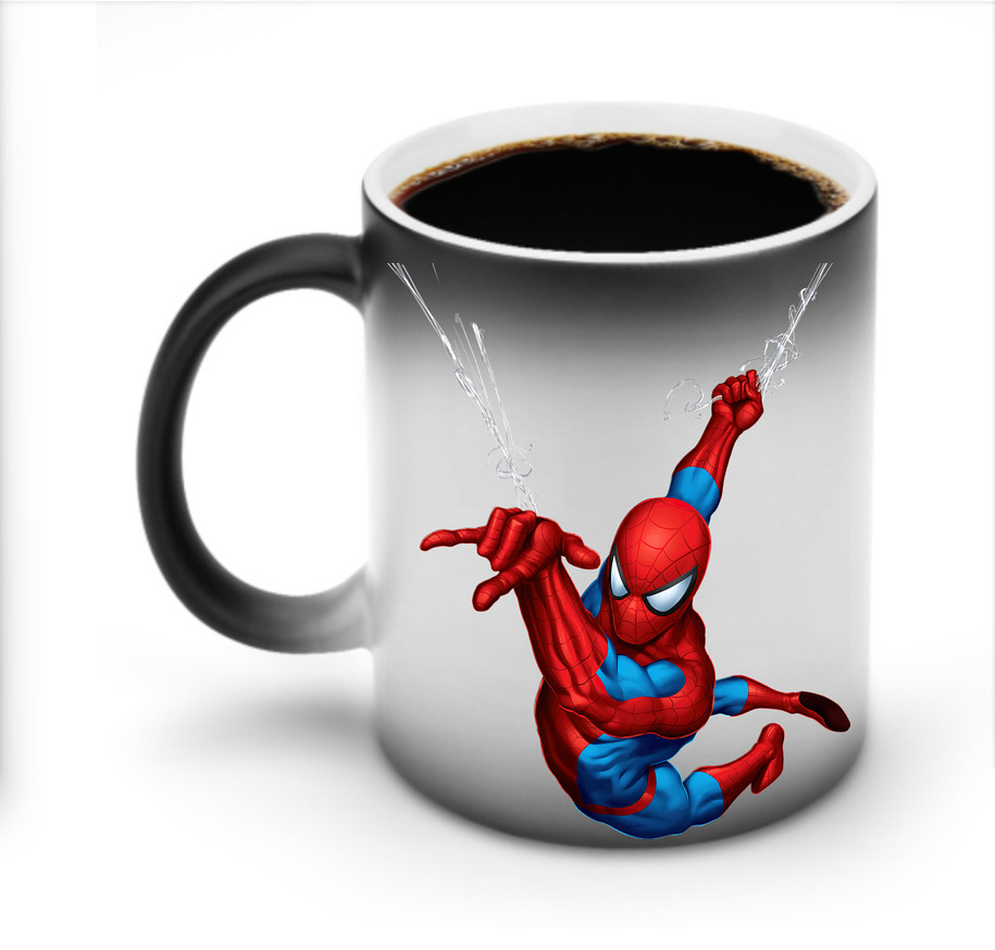 （画像用） Spider Man スパイダーマン 温度変色マグカップ