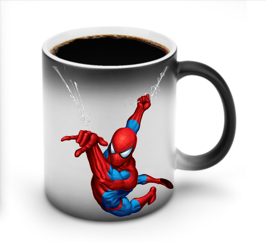 （画像用） Spider Man スパイダーマン 温度変色マグカップ