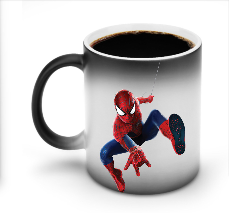 （画像用） Spider Man スパイダーマン 温度変色マグカップ