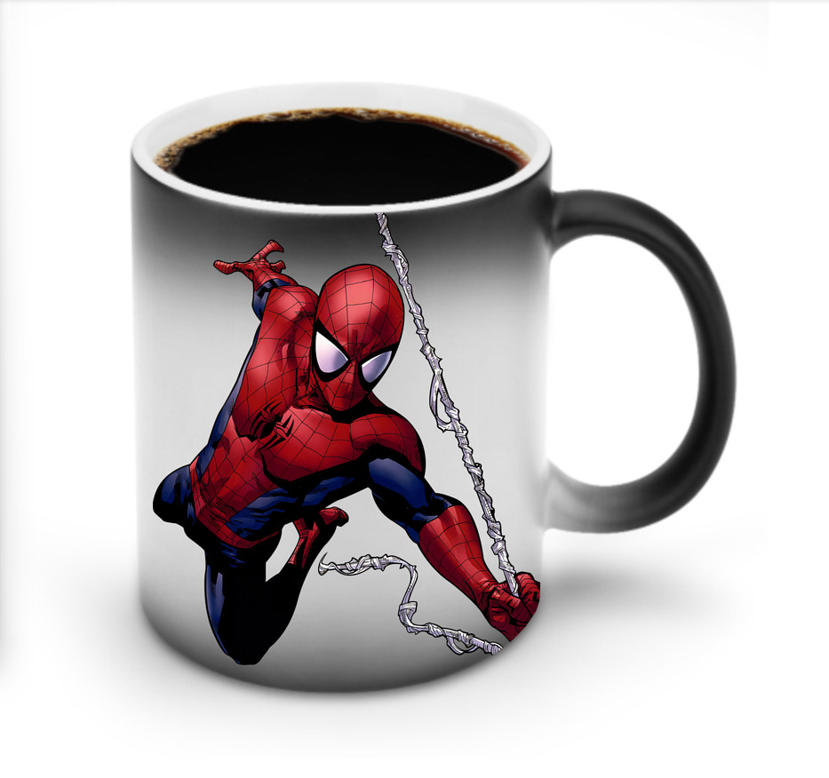 （画像用） Spider Man スパイダーマン 温度変色マグカップ