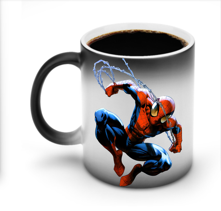 （画像用） Spider Man スパイダーマン 温度変色マグカップ