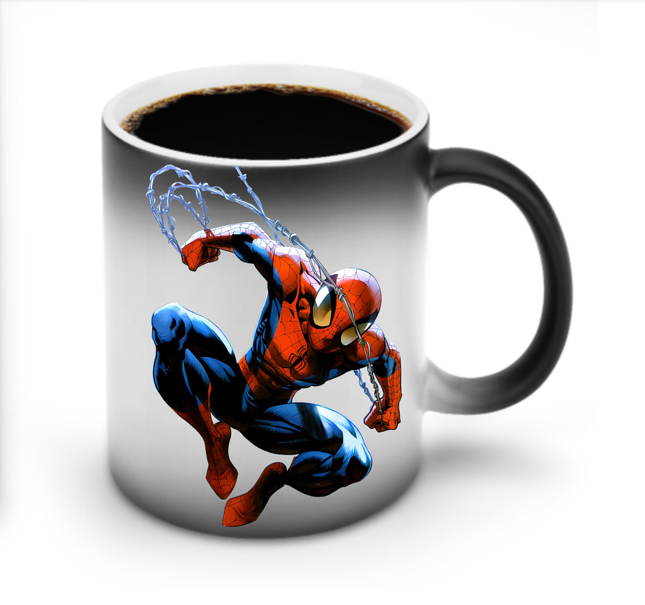 （画像用） Spider Man スパイダーマン 温度変色マグカップ