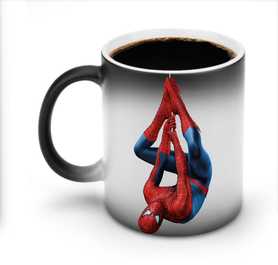 （画像用） Spider Man スパイダーマン 温度変色マグカップ