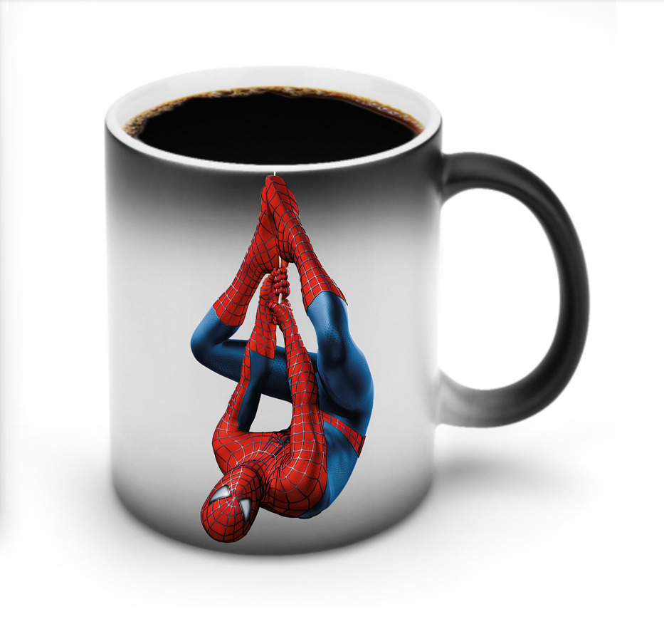 （画像用） Spider Man スパイダーマン 温度変色マグカップ