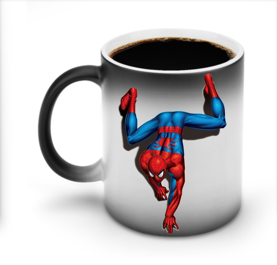 （画像用） Spider Man スパイダーマン 温度変色マグカップ