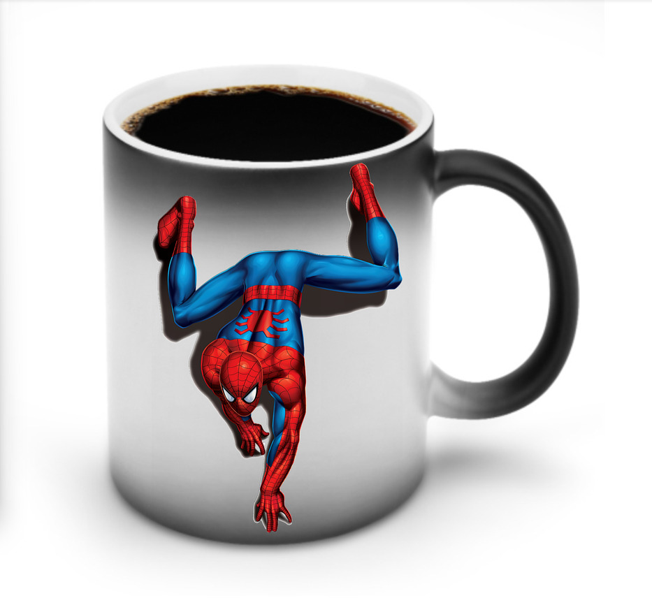 （画像用） Spider Man スパイダーマン 温度変色マグカップ