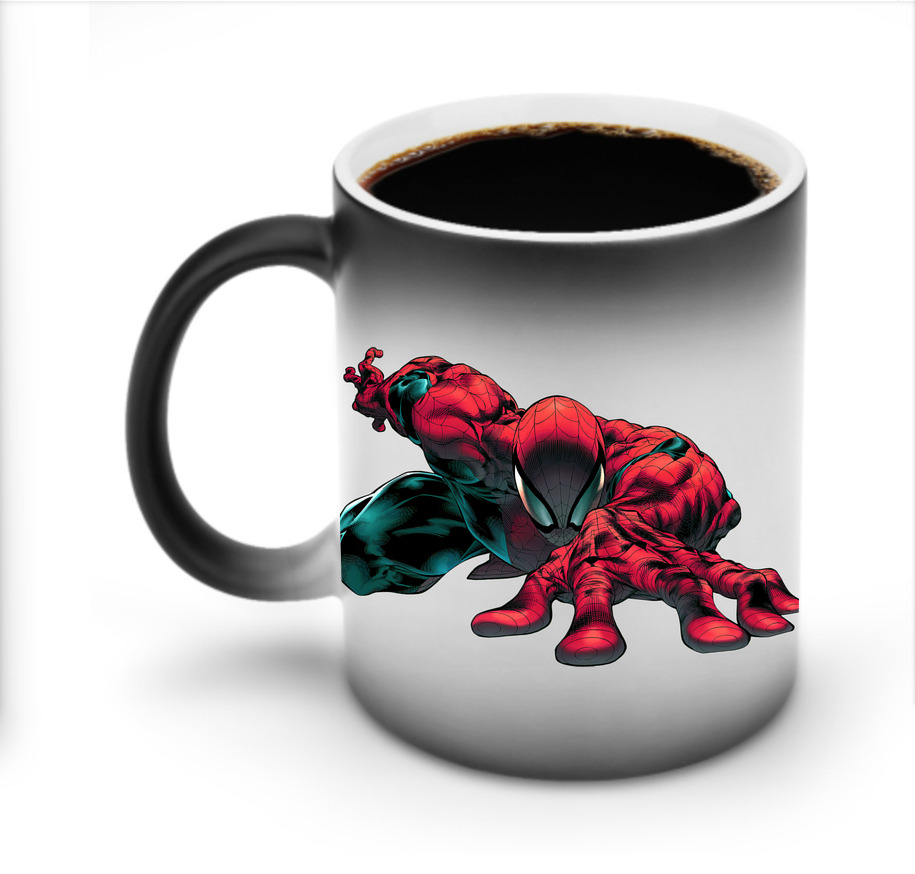 （画像用） Spider Man スパイダーマン 温度変色マグカップ