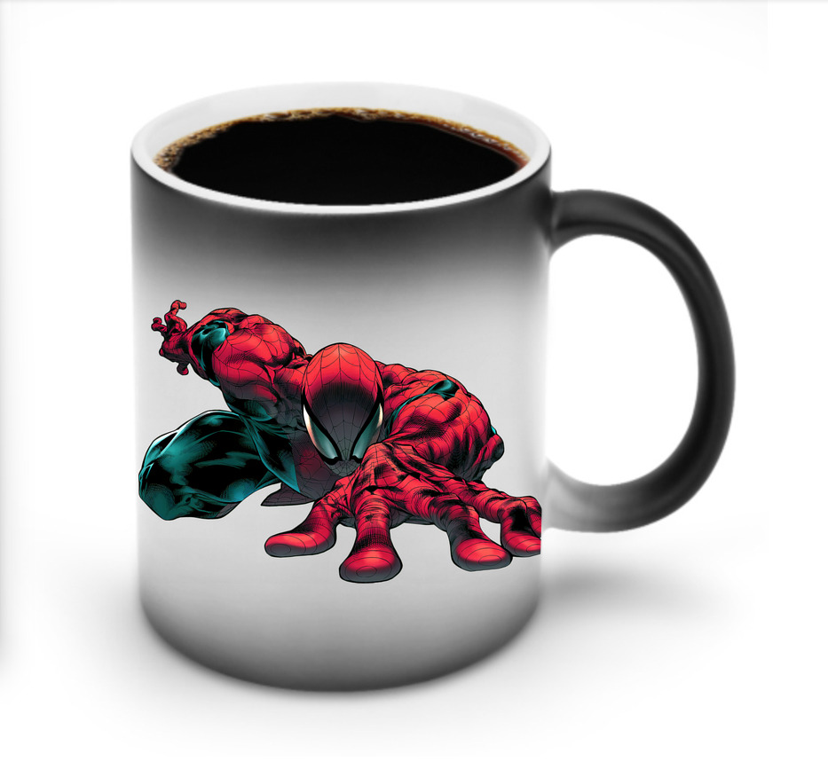 （画像用） Spider Man スパイダーマン 温度変色マグカップ