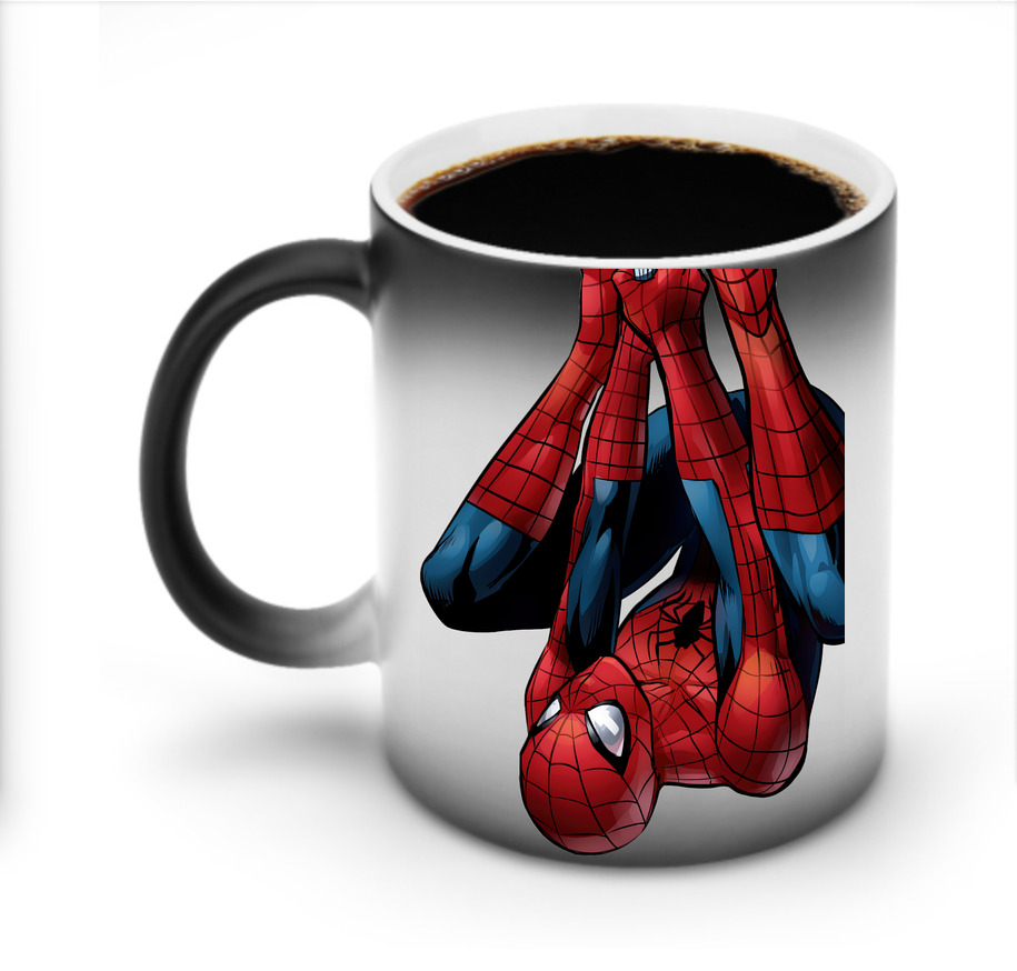 （画像用） Spider Man スパイダーマン 温度変色マグカップ