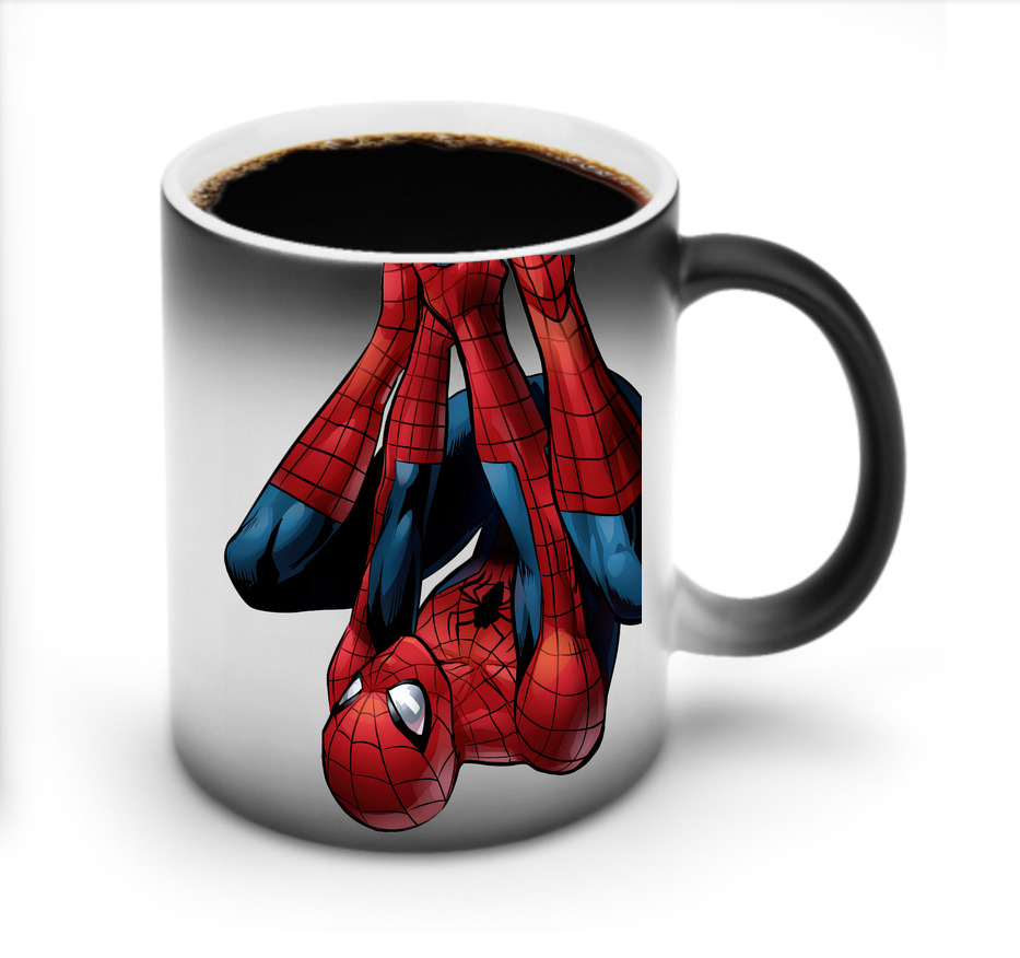 （画像用） Spider Man スパイダーマン 温度変色マグカップ