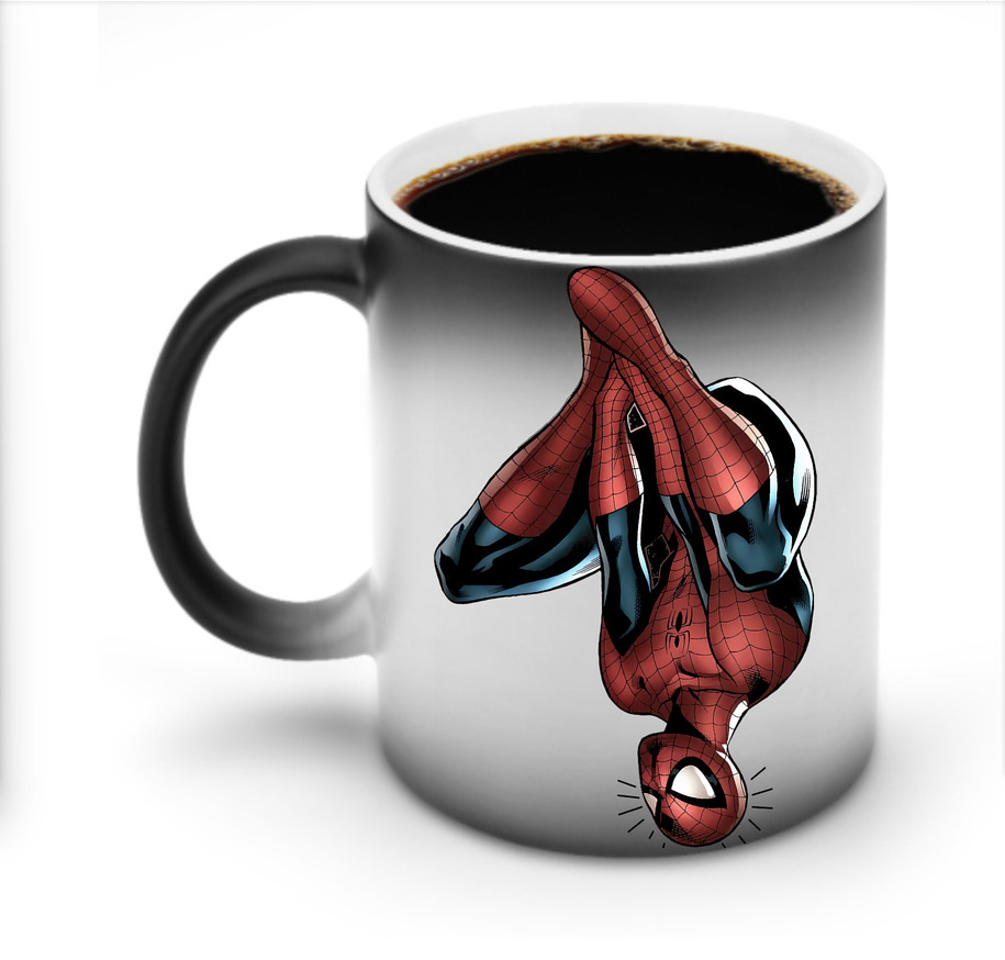 （画像用） Spider Man スパイダーマン 温度変色マグカップ