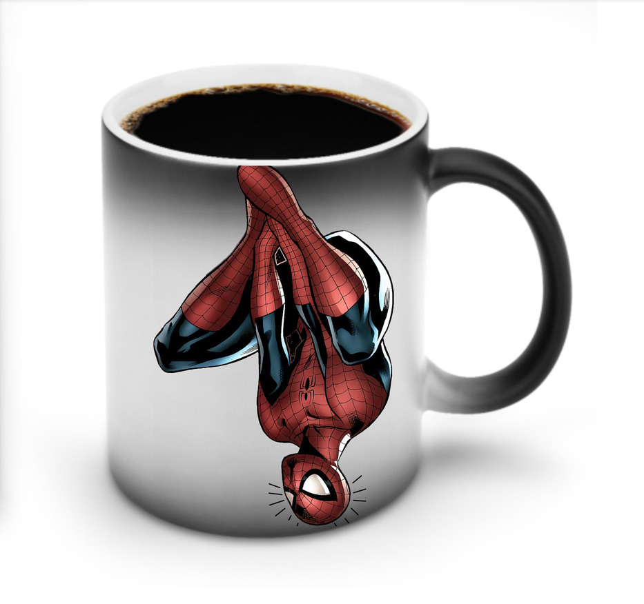 （画像用） Spider Man スパイダーマン 温度変色マグカップ