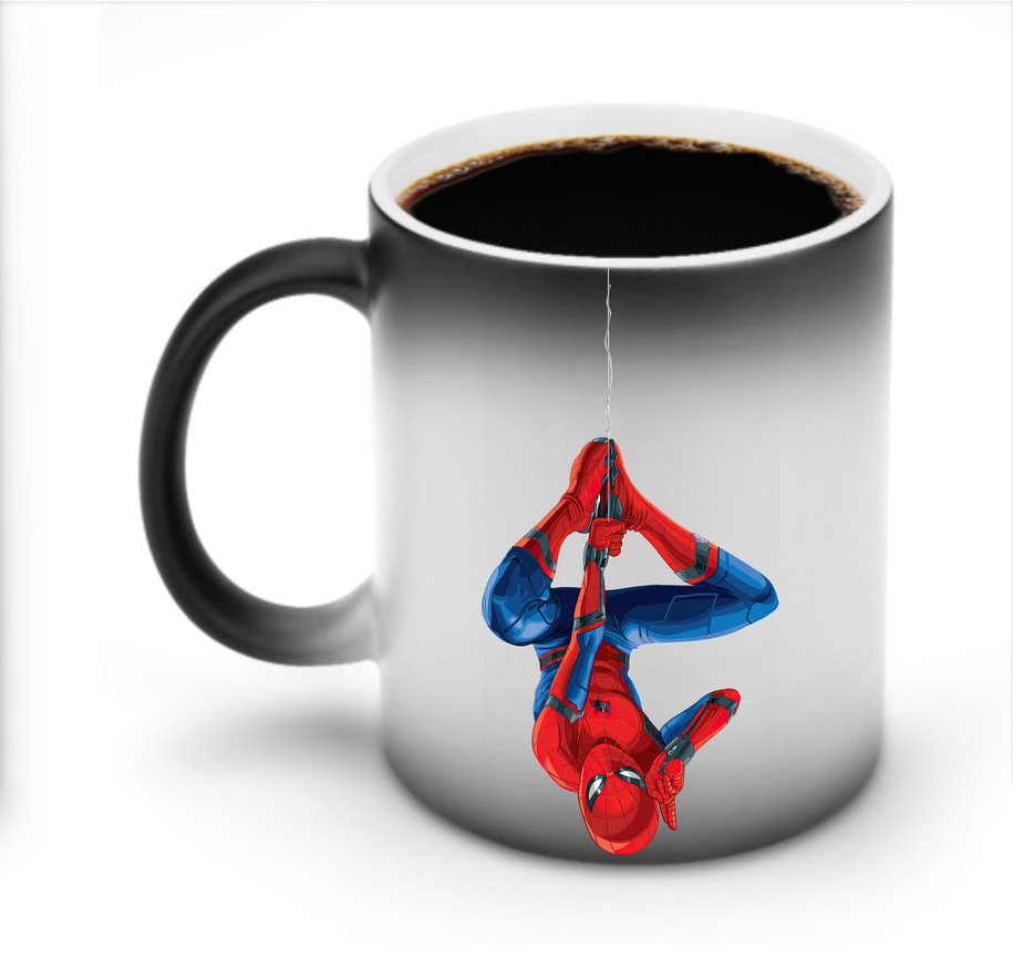 （画像用） Spider Man スパイダーマン 温度変色マグカップ