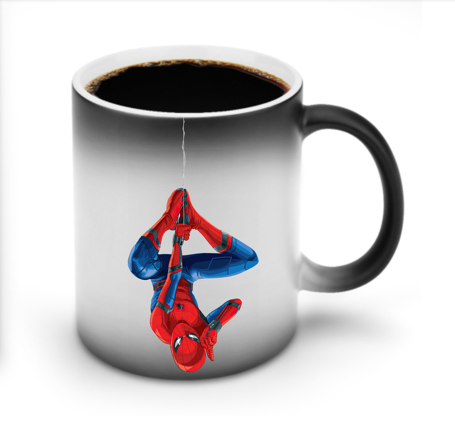 （画像用） Spider Man スパイダーマン 温度変色マグカップ