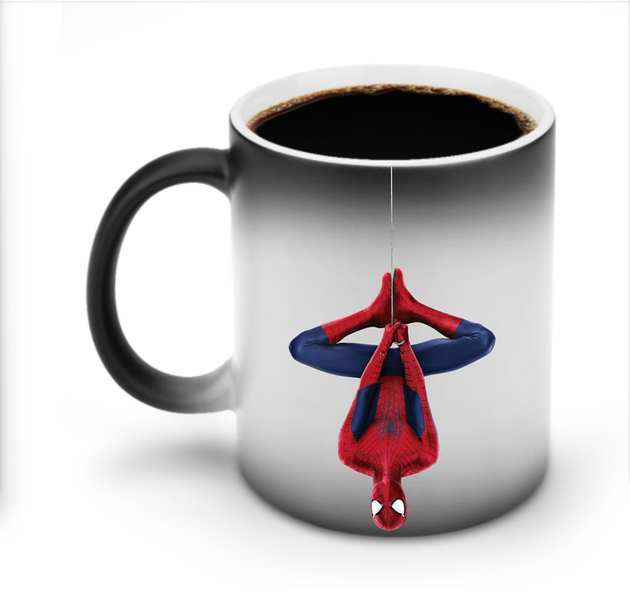 （画像用） Spider Man スパイダーマン 温度変色マグカップ