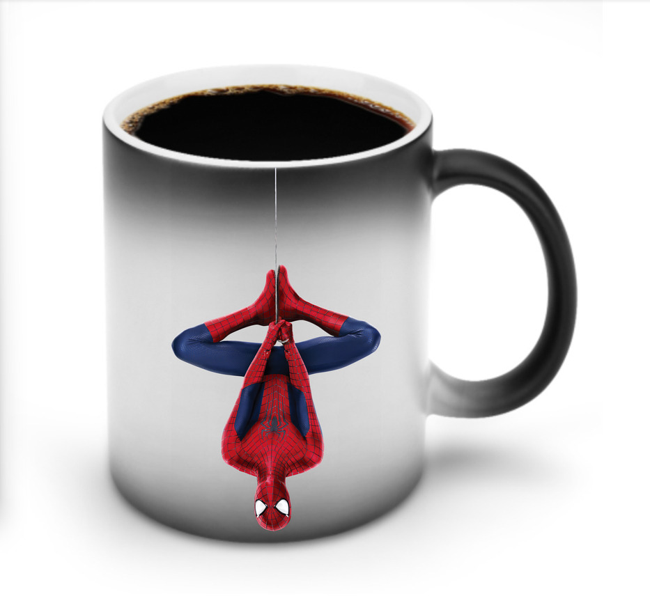 （画像用） Spider Man スパイダーマン 温度変色マグカップ