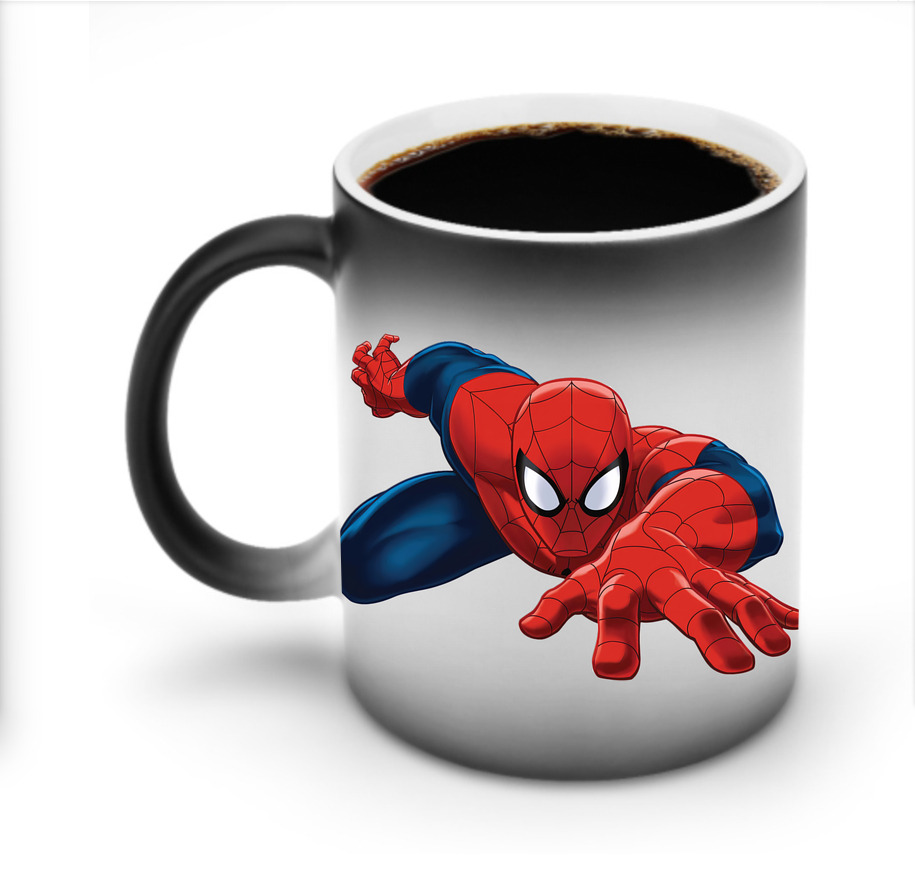 （画像用） Spider Man スパイダーマン 温度変色マグカップ