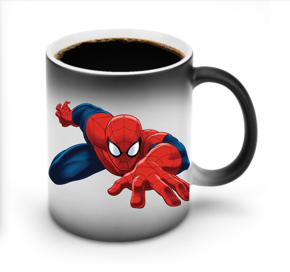 （画像用） Spider Man スパイダーマン 温度変色マグカップ