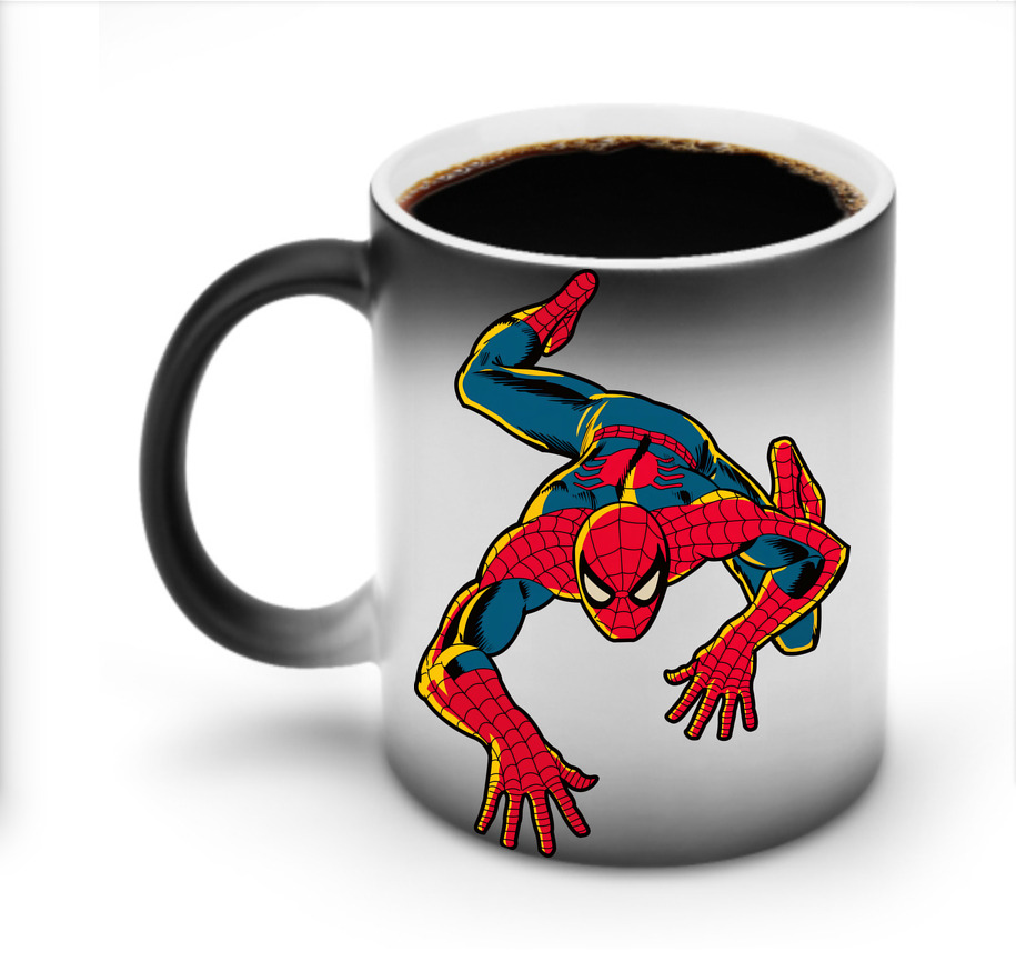 （画像用） Spider Man スパイダーマン 温度変色マグカップ