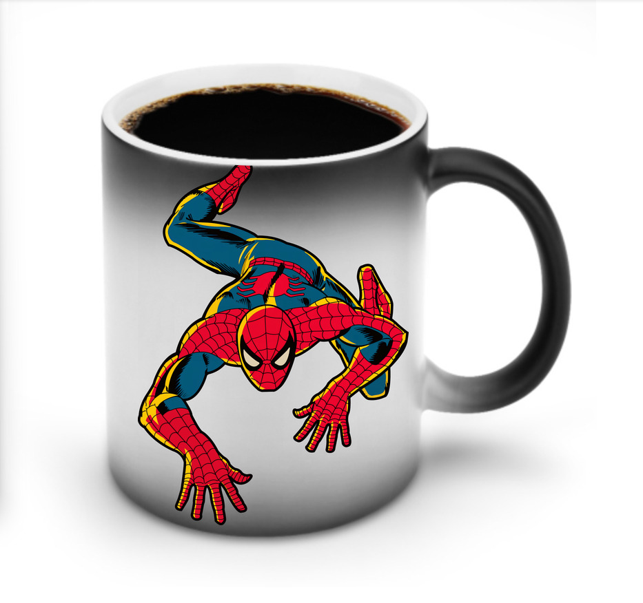 （画像用） Spider Man スパイダーマン 温度変色マグカップ