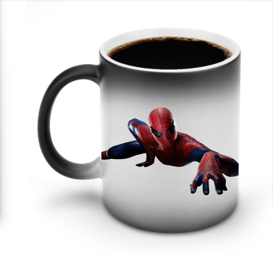 （画像用） Spider Man スパイダーマン 温度変色マグカップ