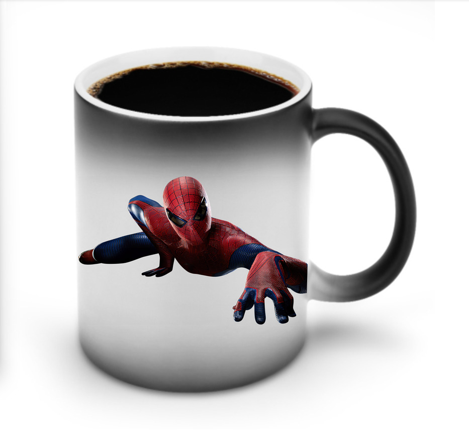 （画像用） Spider Man スパイダーマン 温度変色マグカップ